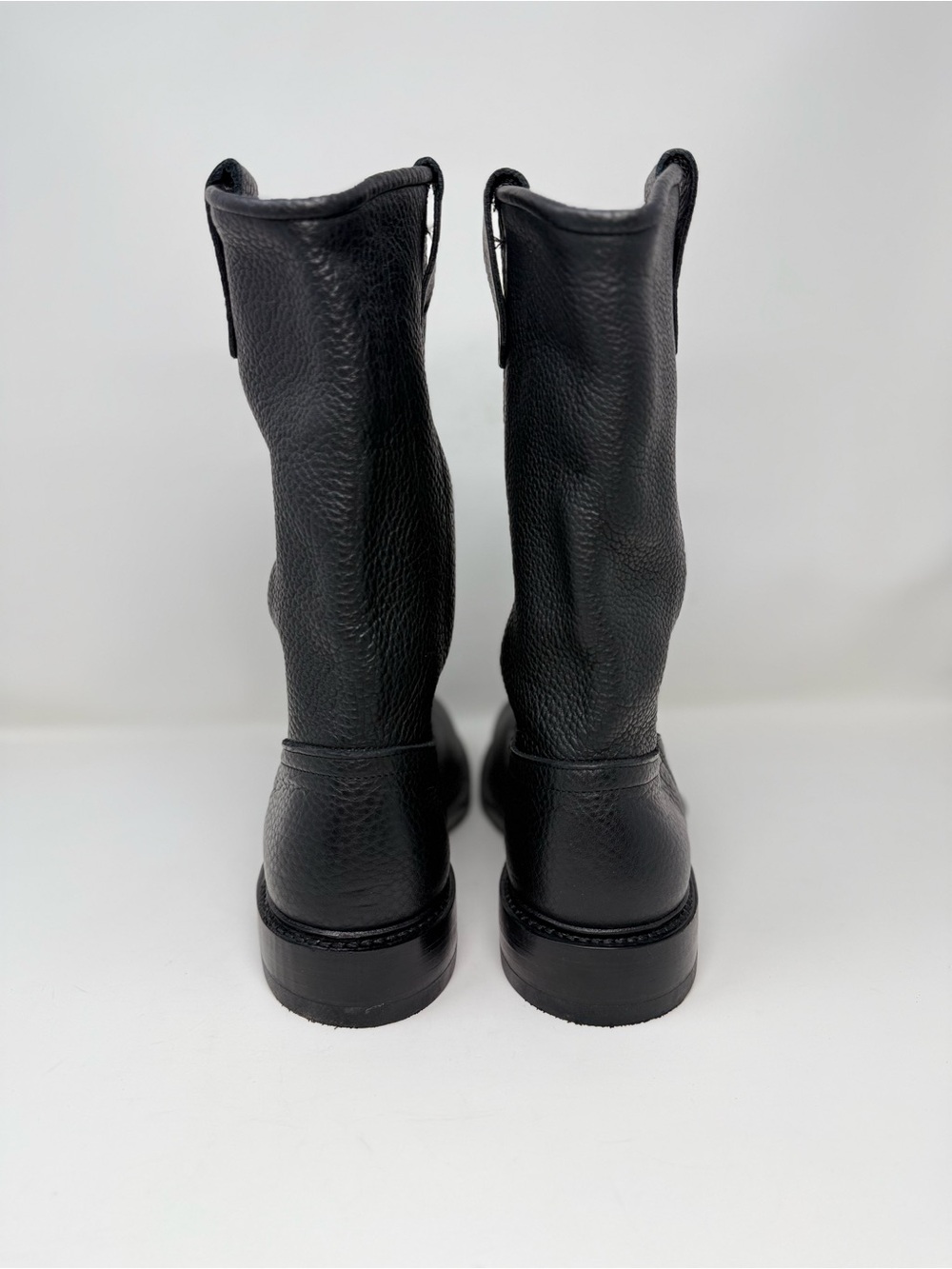 New Allen Edmonds Dallas Leather Roper Boots Black Sz 10 - Picture 4 of 11